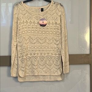 Love By Design Ivory Knit Top